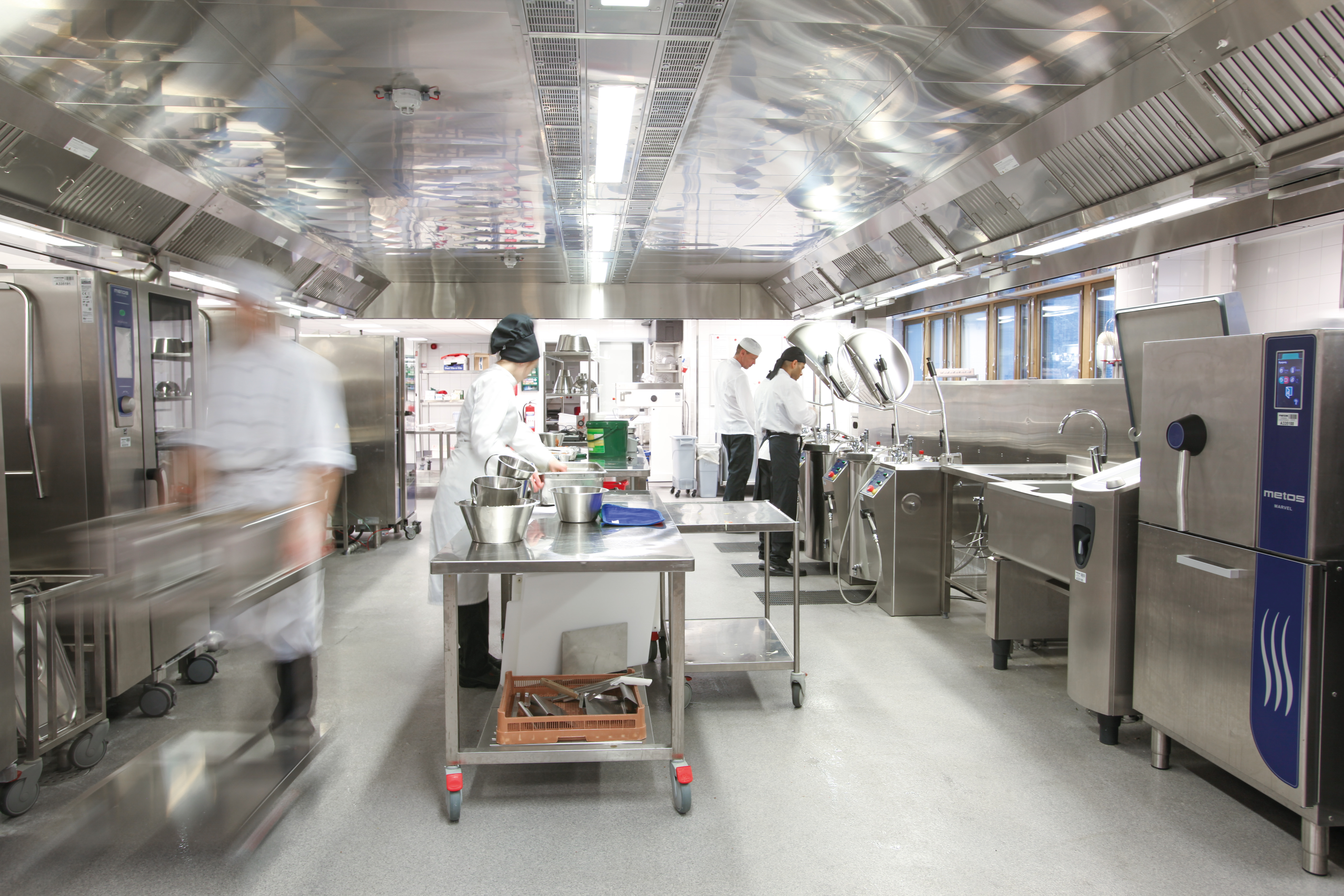 Ergonomics in the professional kitchen