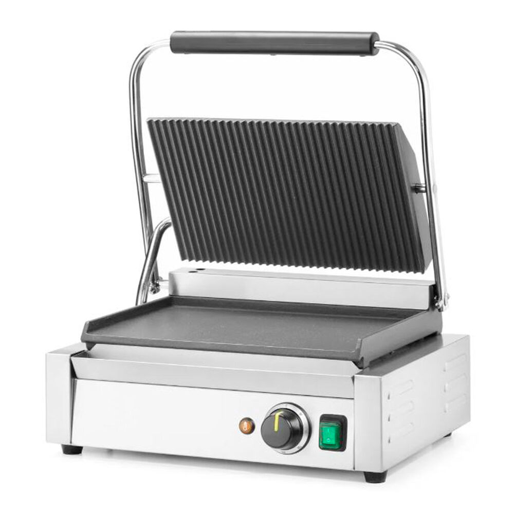 Panini grill Metos 340x230 mm smooth/ribbed, singel