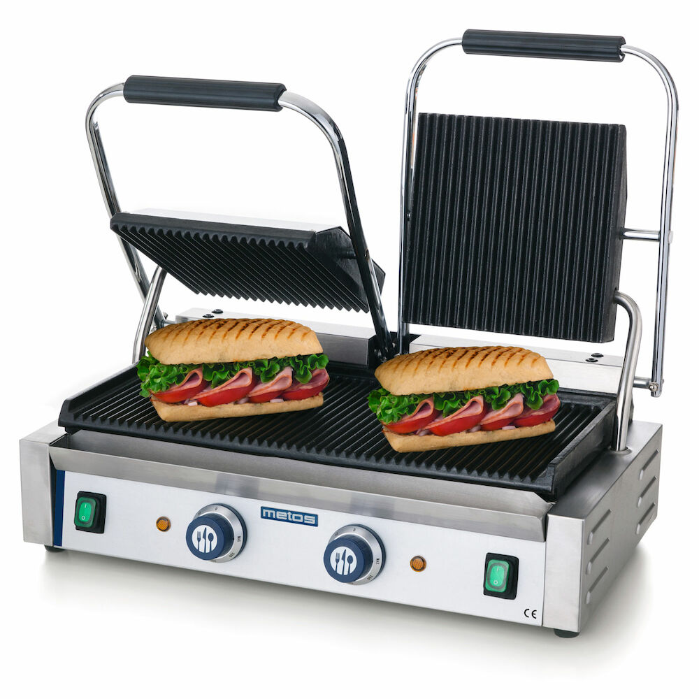 Panini grils Metos 475x230, riev, dub.