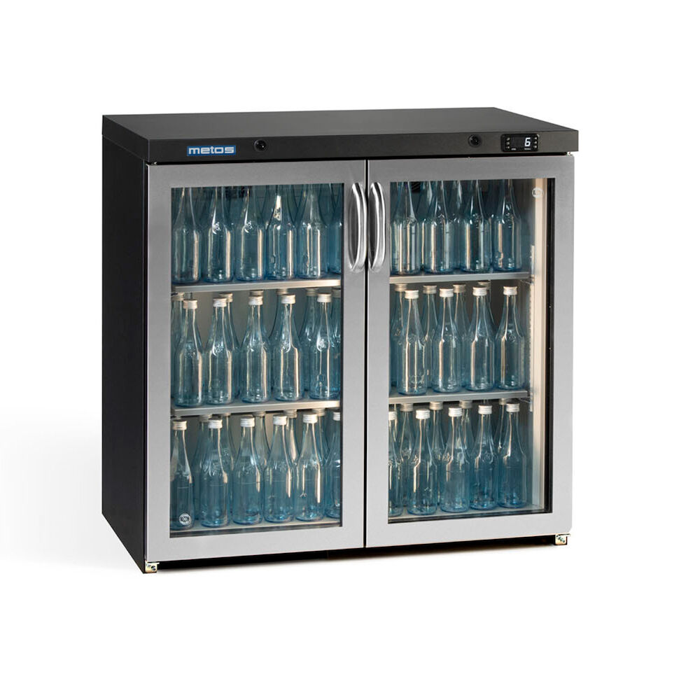 Glass door cooler Metos Maxiglass LG3/250GCS with two doors