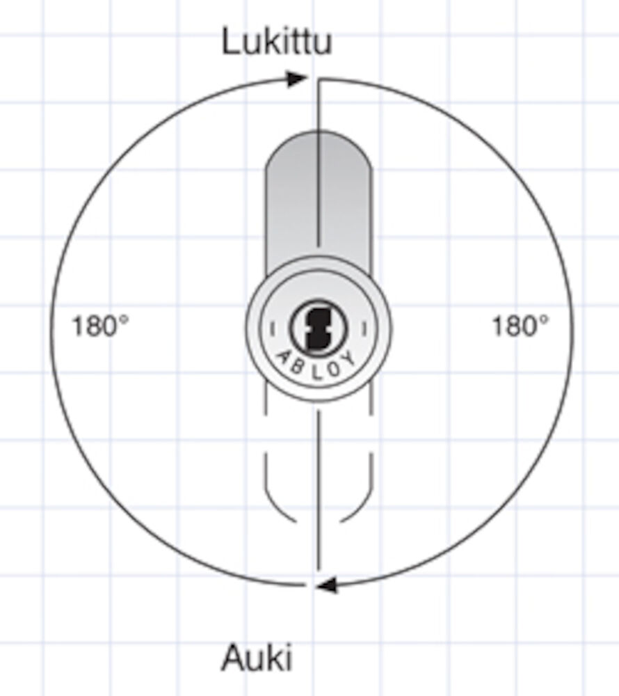 Abloy slēdzene Metos Classic SK-1