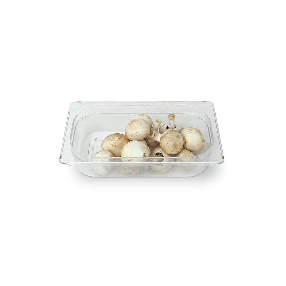 Plastic container Metos GN1/4-65, transparent