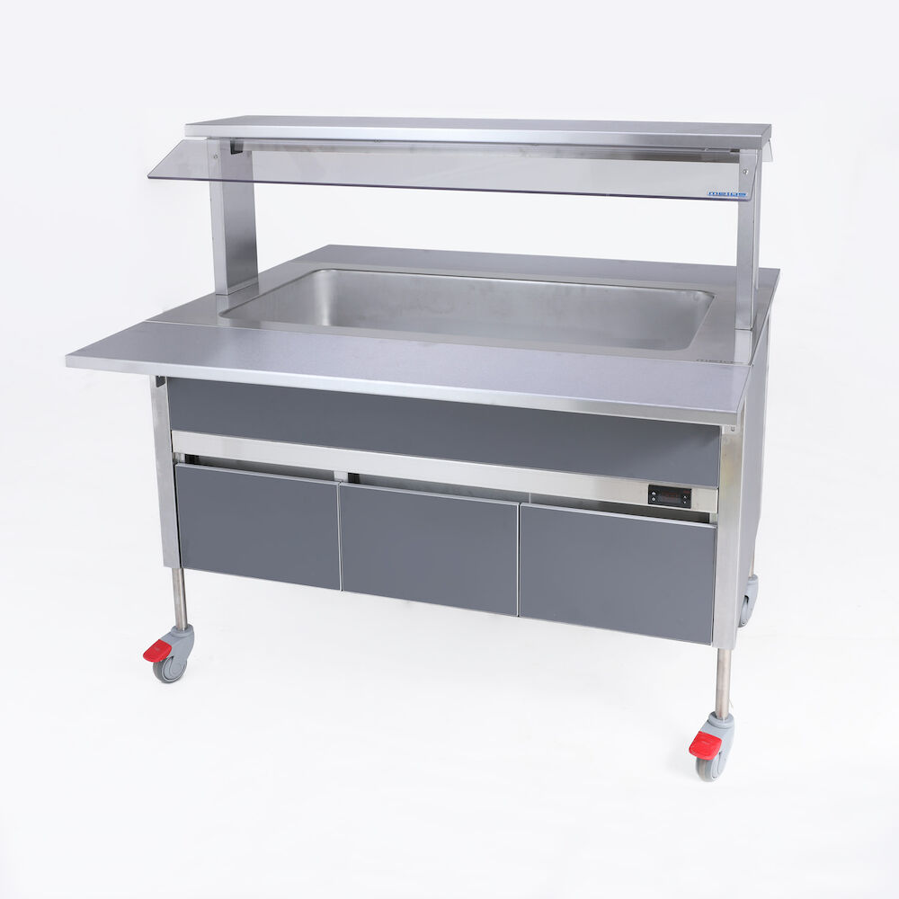 Cold serving trolley Metos Luna CB 1200x650x900