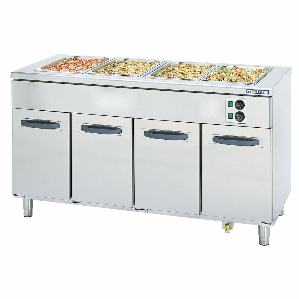 Bain marie Metos Proff BM-1600-TDRL-TDRL-TDRR-TDRR