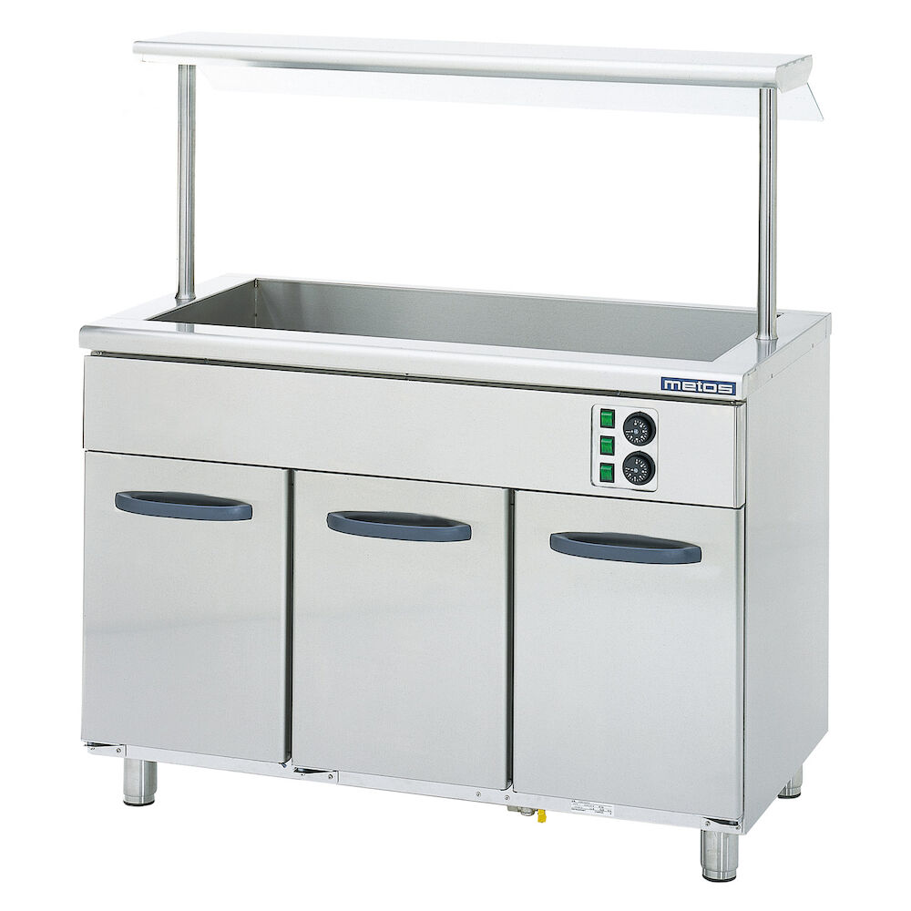 Bain marie with shelf Metos Proff BM-1200-TDRL-TDRL-TDRR-U