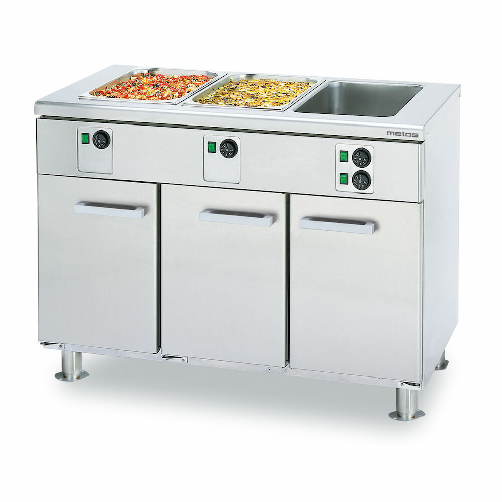 Bain marie, separate Metos Proff2 BM3-1200-3xTDR