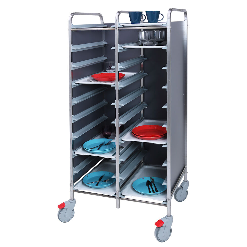 Tray return trolley Nordien-System TRT-20C, grey